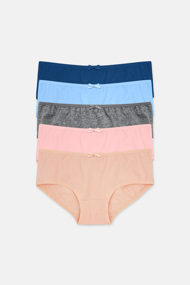 Jockey® Cotton Spandex Hipster Panties 5pack JLU308620AS1