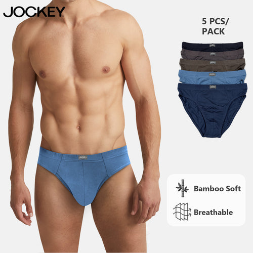 Jockey Men's Mini Briefs 5-Pack | Bamboo Elastane | JMB659918AS1