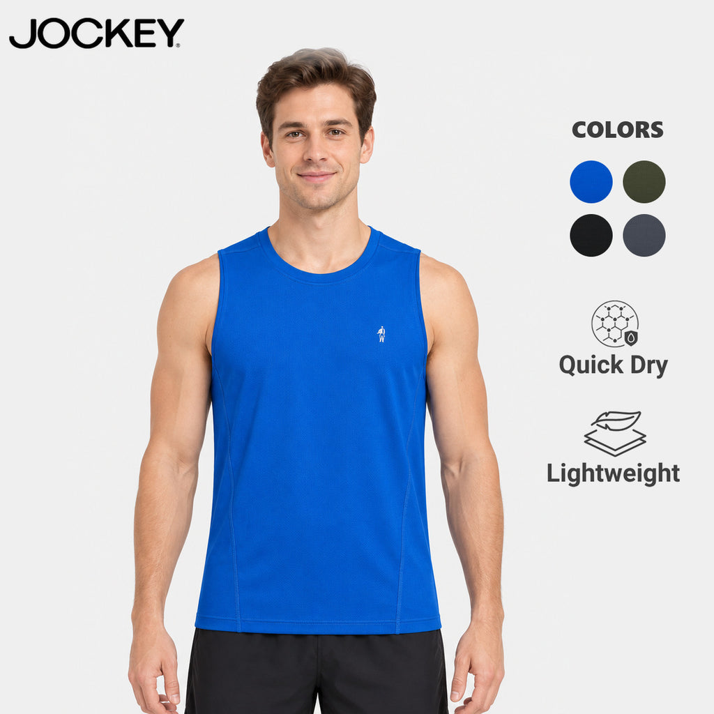 Jockey Men's Round Neck Active Tank Top | Mesh | JMT651046