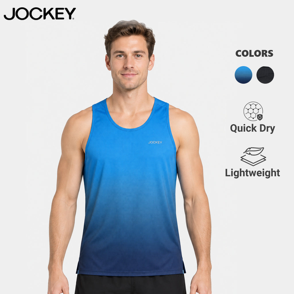 Jockey Men's Racerback Active Running Tank Top Gradient | Grid Knit | JMT651047