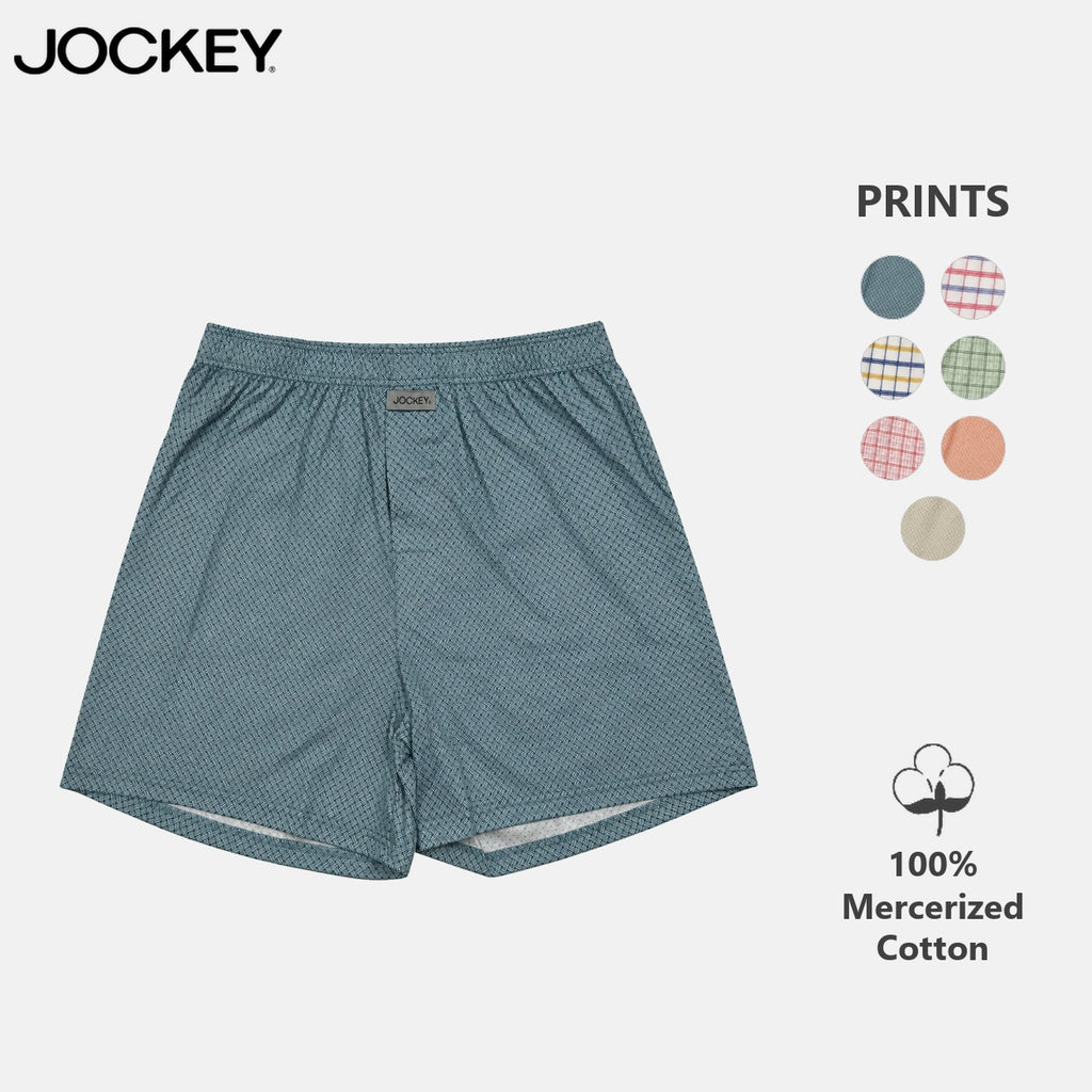 Jockey Men's 1pc Boxer Shorts | 100% Mercerized Cotton | JMX651003AS1