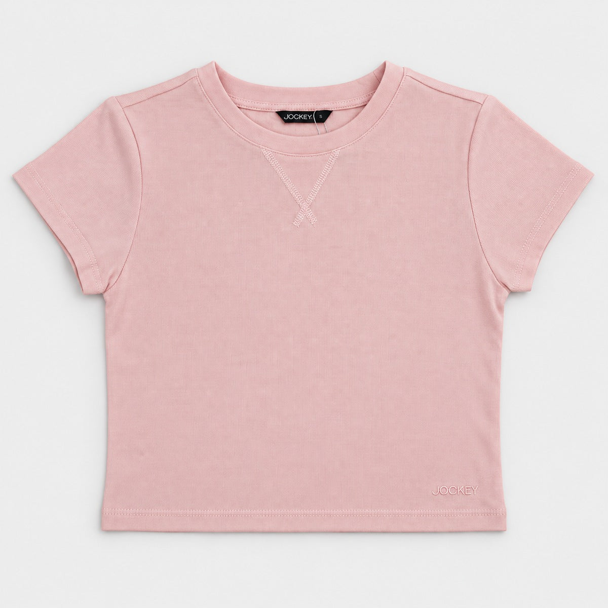 Jockey Women's Rib Mini Tee | Cotton Blend | JLT671124