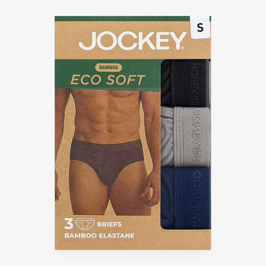 Jockey Men's Eco Soft Mini Briefs 3-Pack | Bamboo Elastane | JMB659986