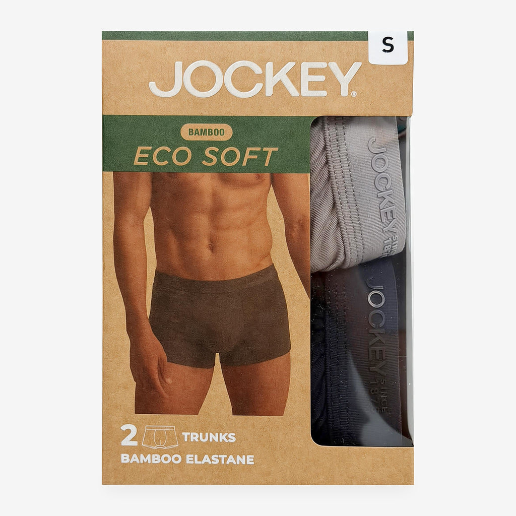 Jockey Men's Eco Soft Trunks 2-Pack | Bamboo Elastane | JMK659987