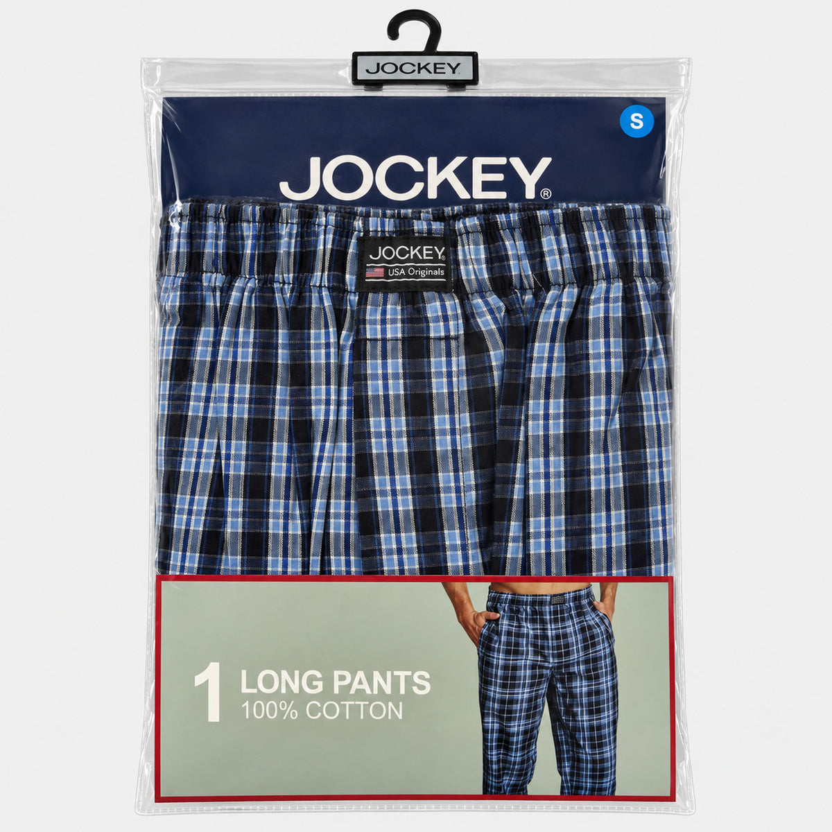 Jockey® 1pc Men's Cotton Woven Long Pants | USA Originals | JML131041