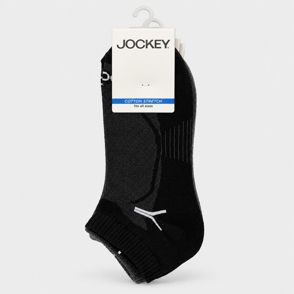 Jockey Men's Casual Ankle Socks 3-Pack | Cotton Spandex | JMS651055