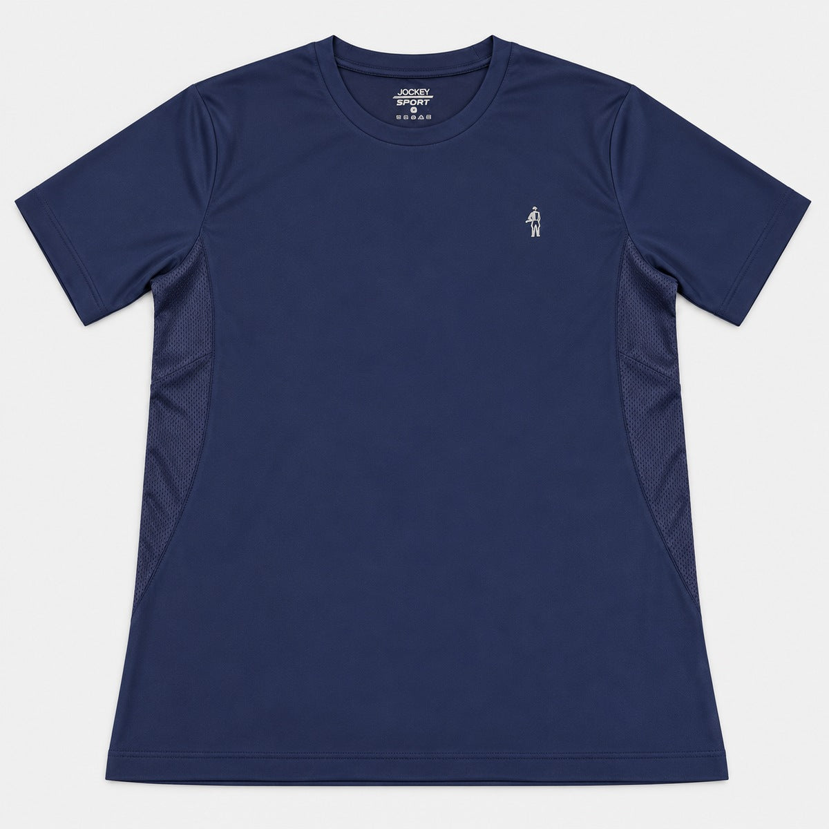 Jockey Men's Round Neck Active Tee with Side Mesh | JMT639914