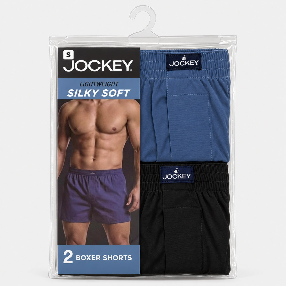 Jockey Men's Woven Boxer Shorts 2-Pack | Viscose Blend | JMX601063AS1