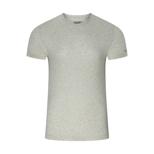 Jockey® Cotton Single Jersey Basic Tee with High Den Logo on sleeve | JMT938617