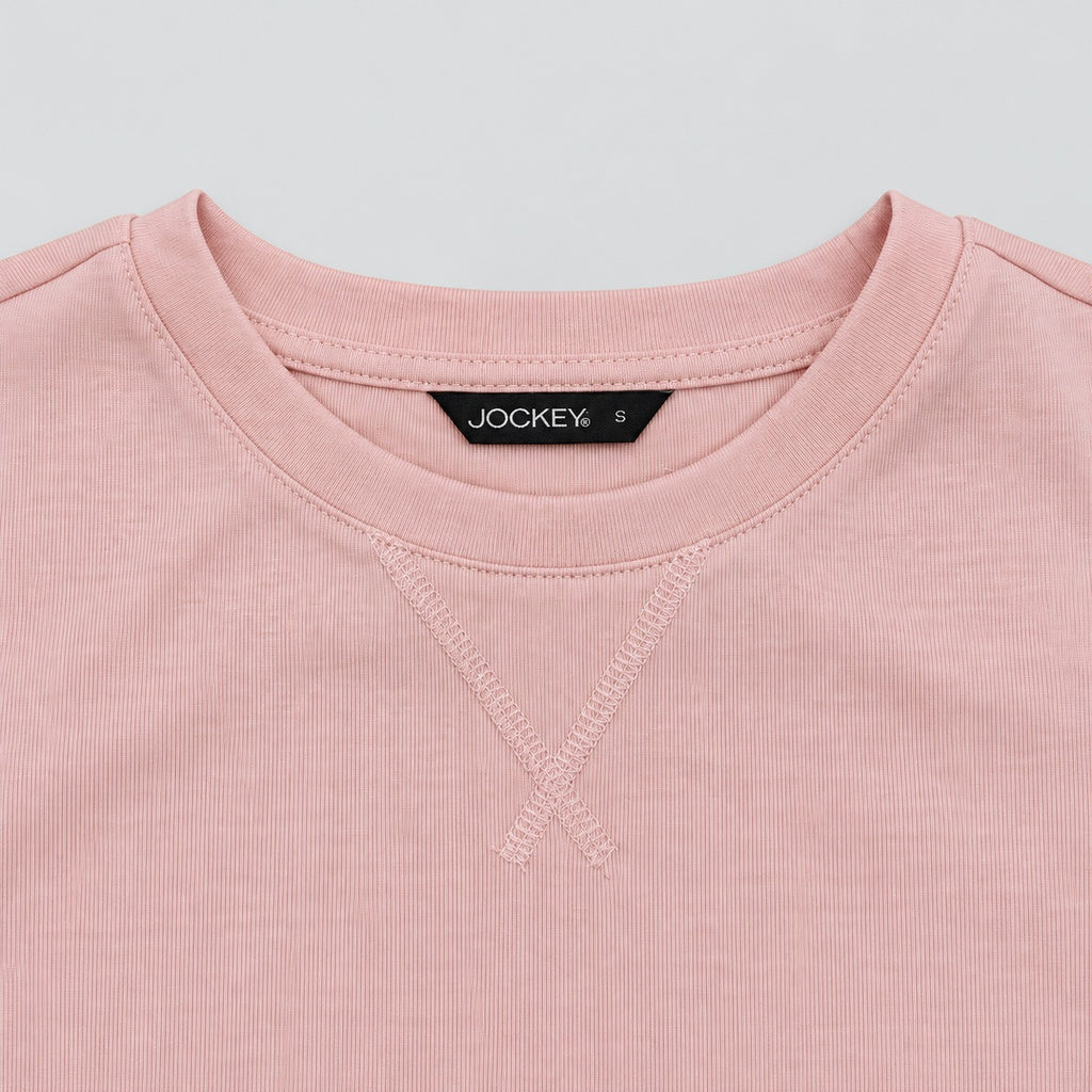 Jockey Women's Rib Mini Tee | Cotton Blend | JLT671124