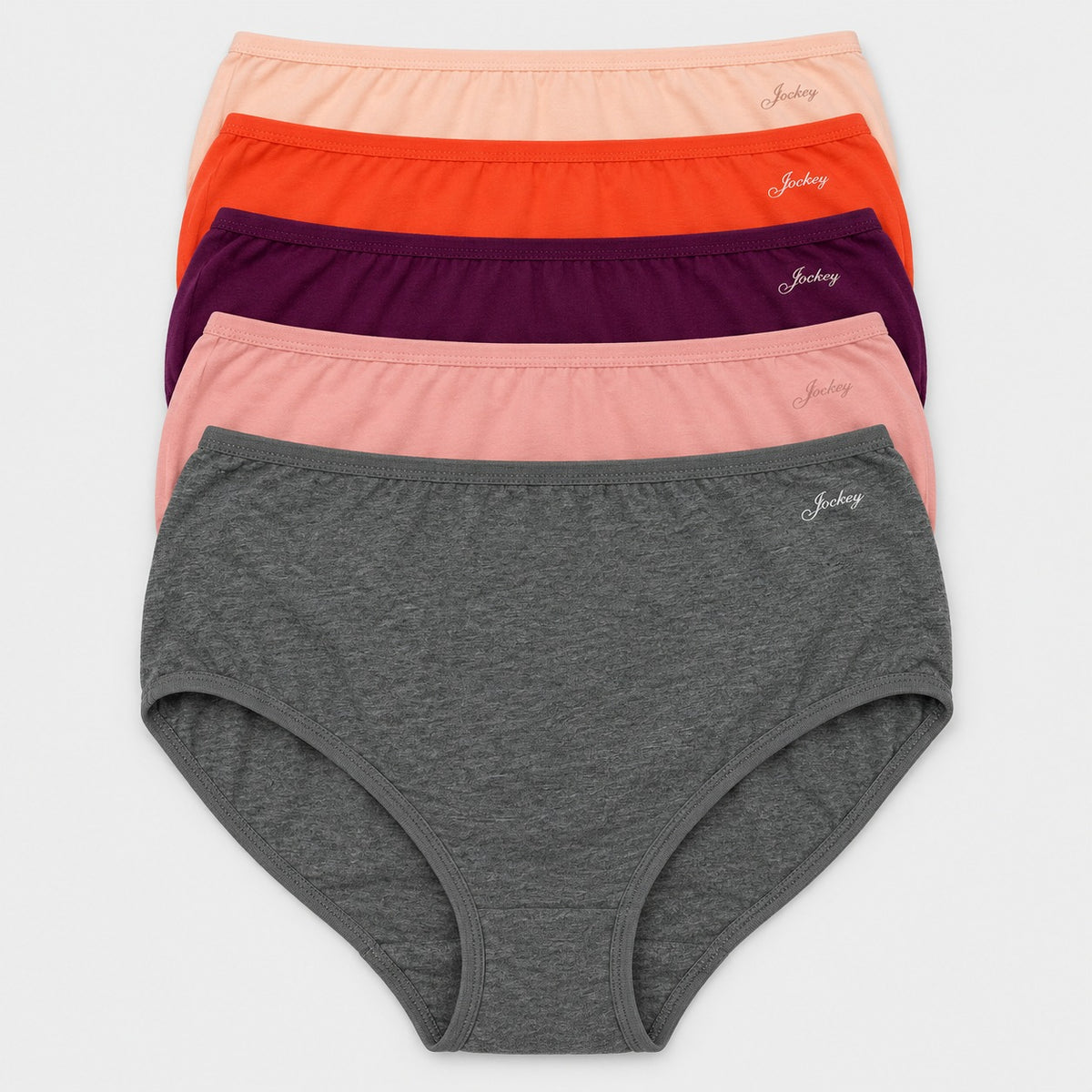 Jockey Women's Essentials Maxi Panties 5-Pack | Cotton Spandex | JLU609997AS1
