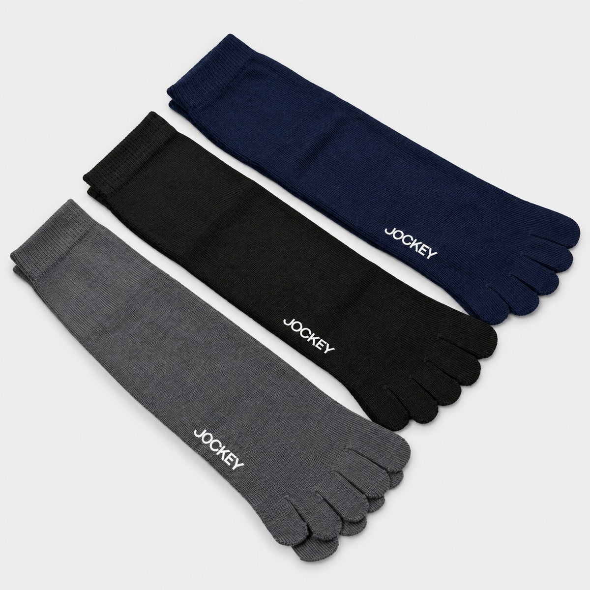 Jockey Men's Quarter Length Toe Socks 3-Pack | Cotton Stretch | JMS651054