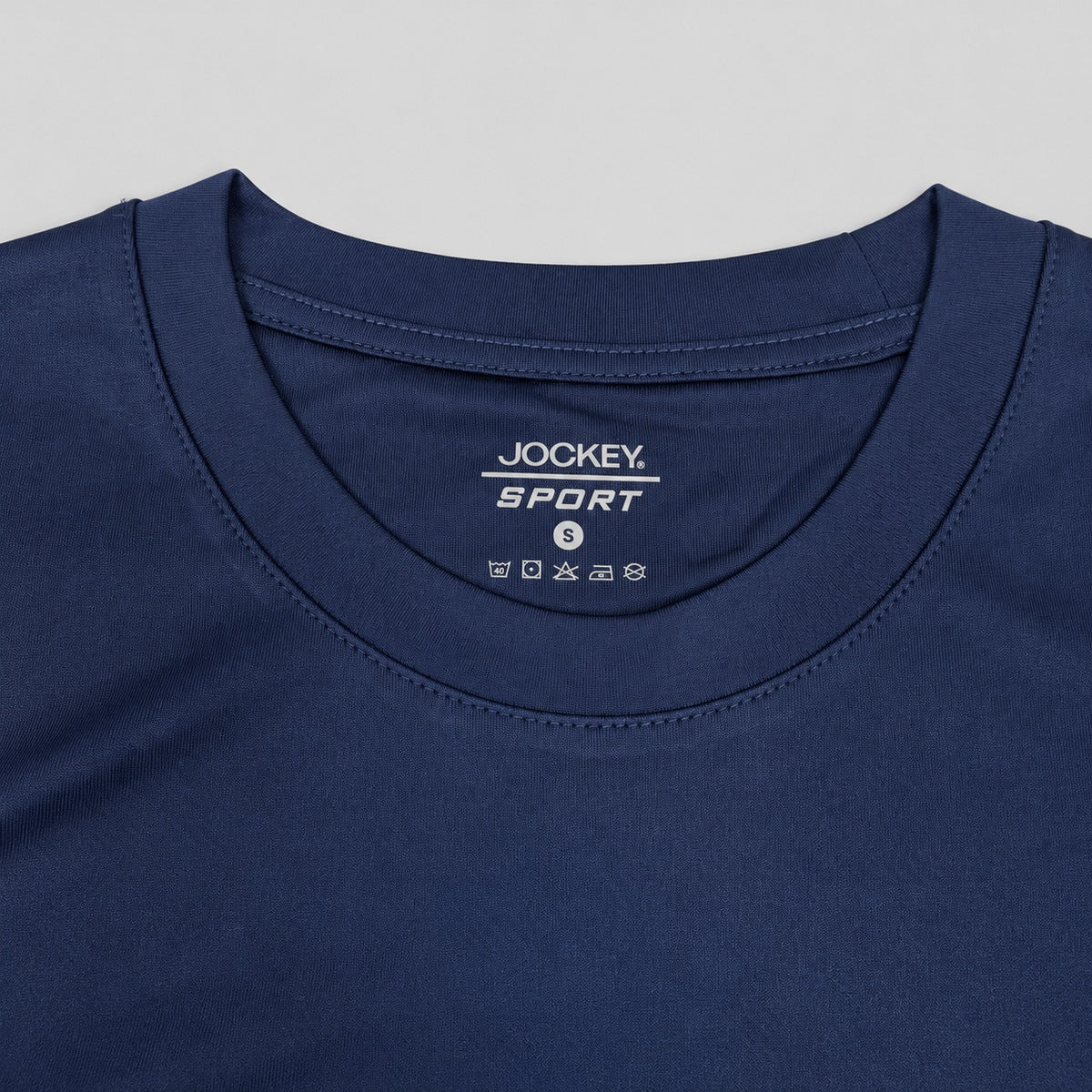 Jockey Men's Round Neck Active Tee with Side Mesh | JMT639914