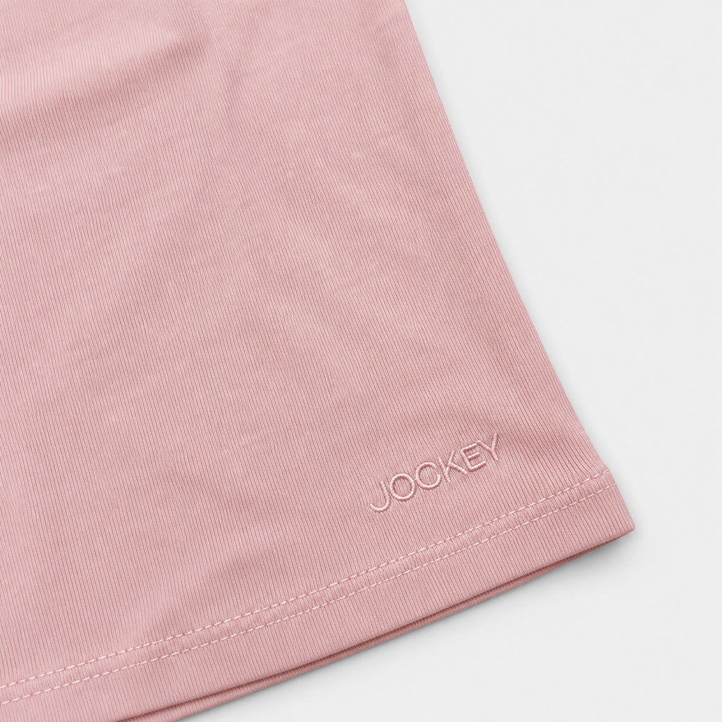 Jockey Women's Rib Mini Tee | Cotton Blend | JLT671124