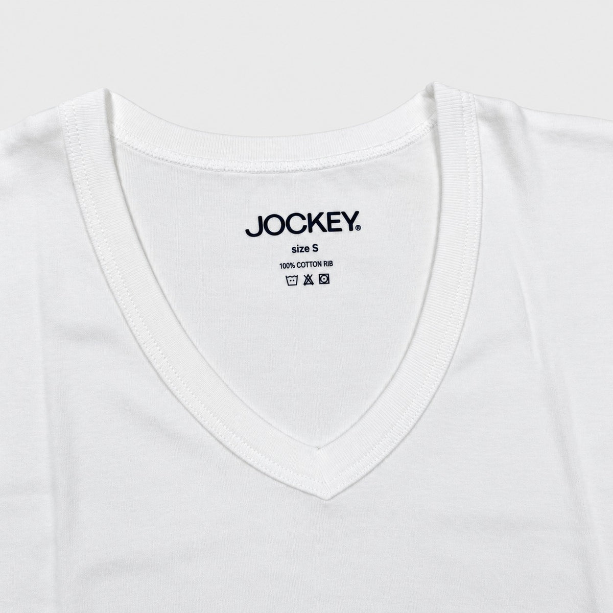Jockey Men's V-Neck Muscle Undershirt 2-Pack | 100% Cotton Rib | JMN659991