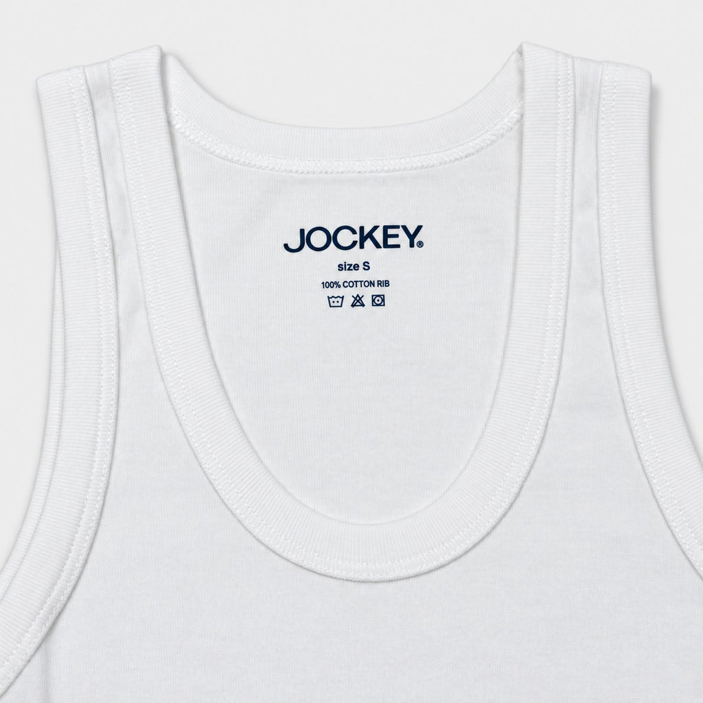 Jockey Men's Tank Top Undershirt 2-Pack | 100% Cotton Rib | JMN659993