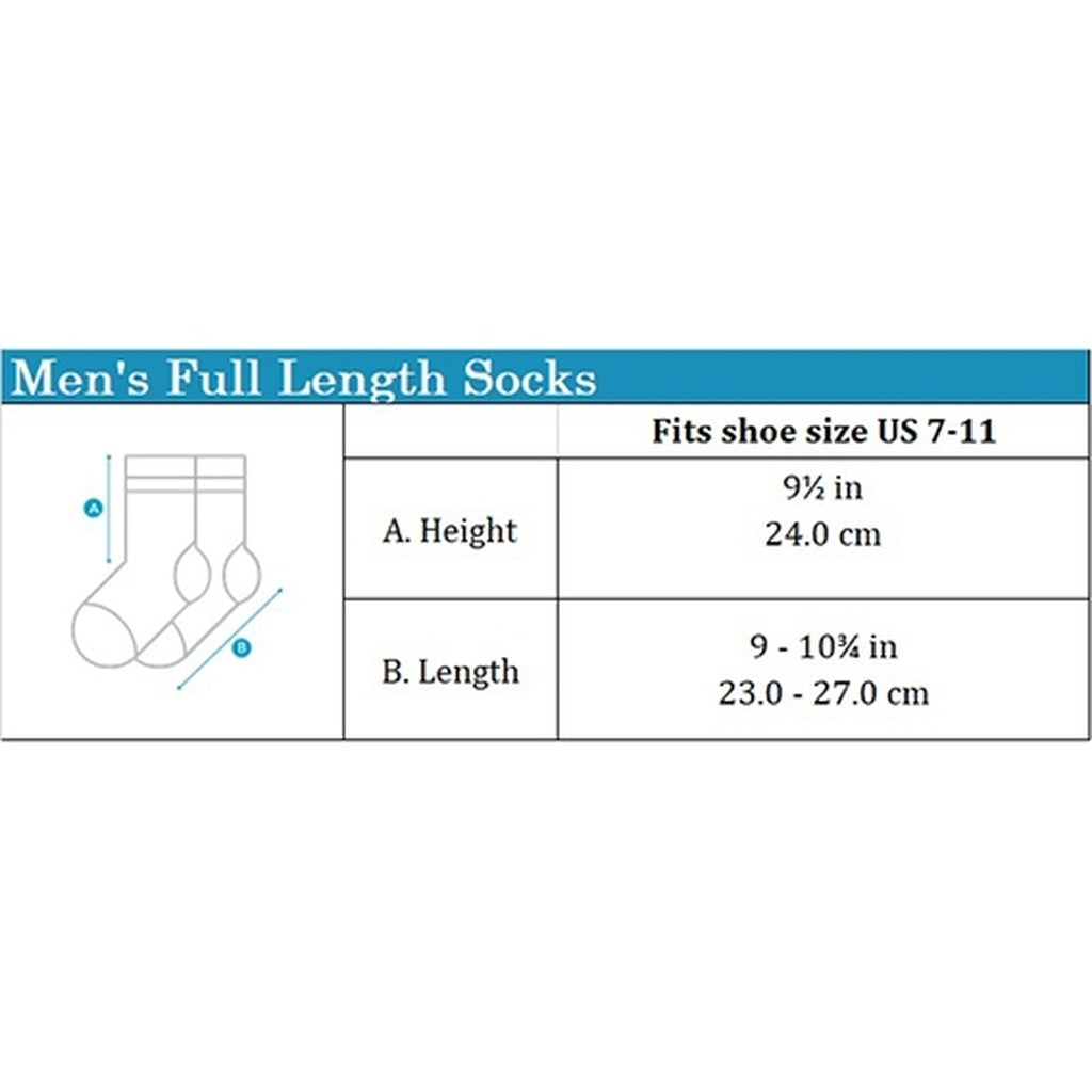 Jockey Men's Full Length Socks 3-Pack | Cotton Elastane | JMS639921
