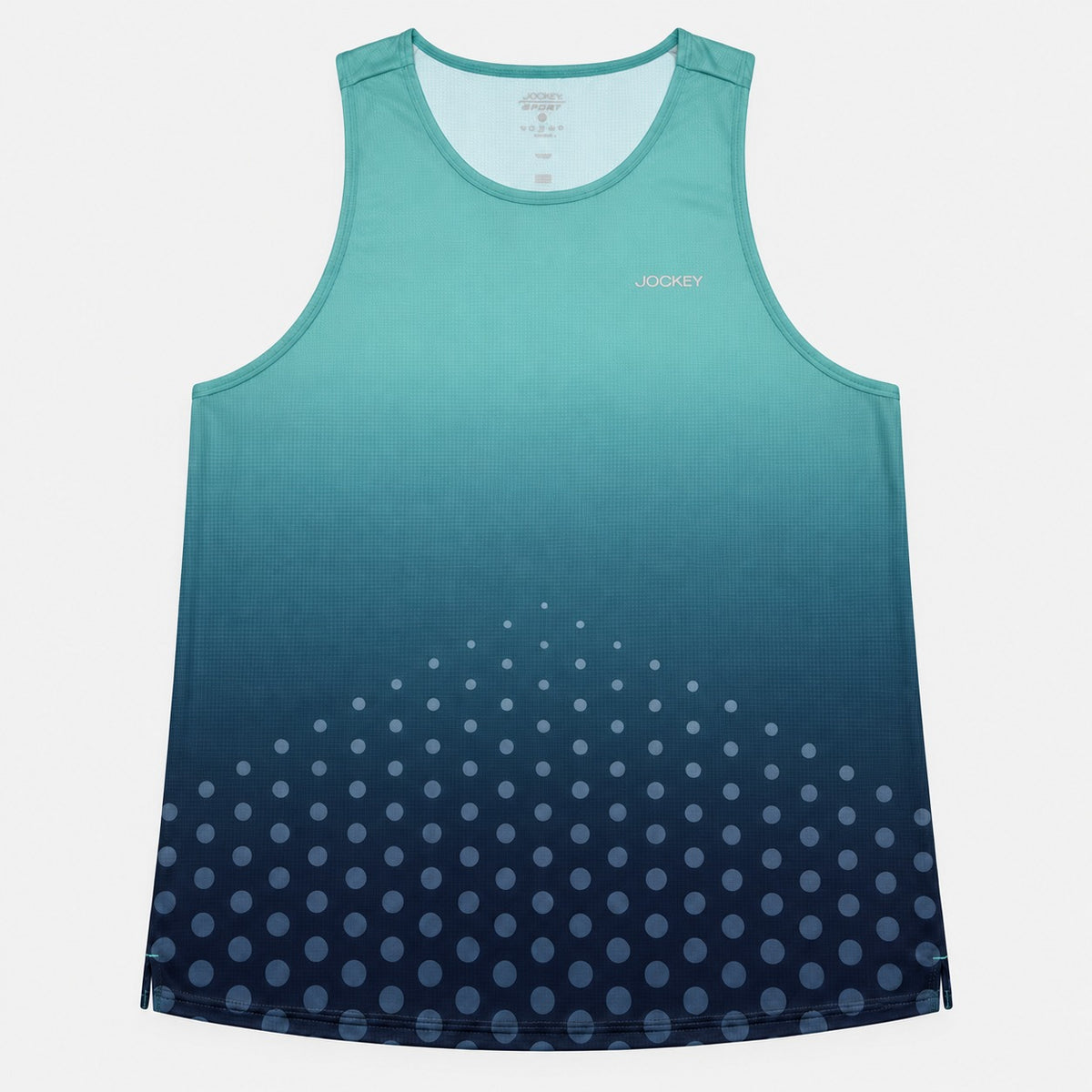 Jockey Men's Racerback Active Running Tank Top Gradient Dot Print | Grid Knit | JMT651048