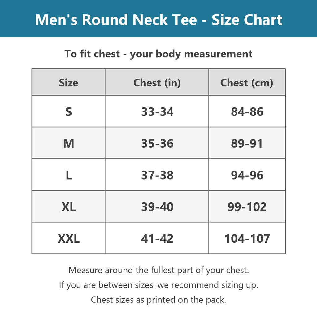 Jockey Men's Round Neck Undershirt Tee 2-Pack | 100% Cotton Rib | JMN659992