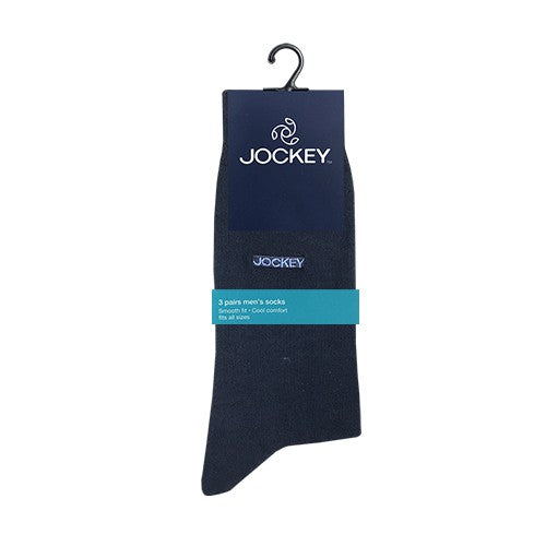 Jockey® Cotton Elastane Full Length Socks 3-Pack | JMS639257