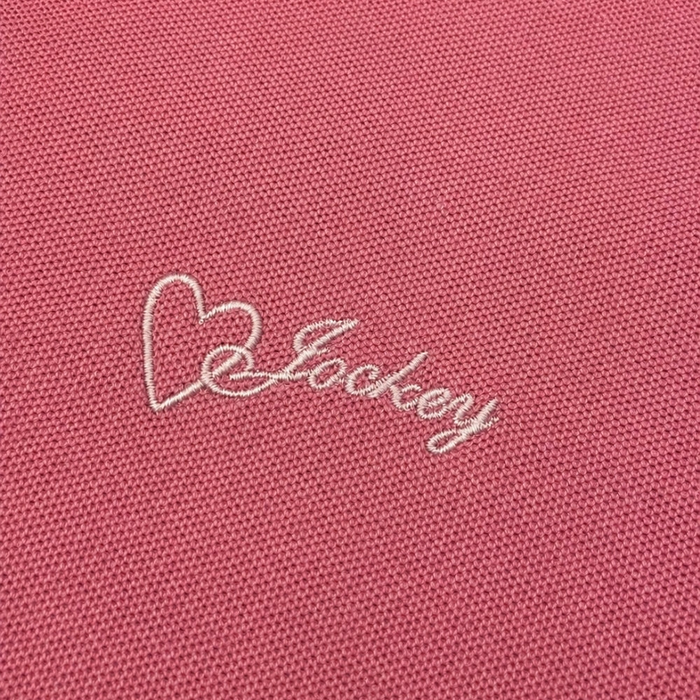 Jockey® Ladies Basic Solid Polo With Wording | JLP639924