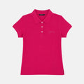 Jockey® Ladies Basic Solid Polo With Wording | JLP639924
