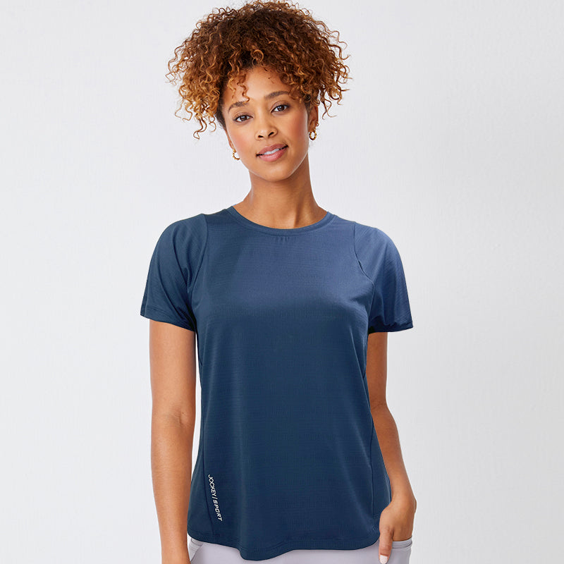 JOCKEY® LADIES' SPORT ACTIVE TEE WITH TAPE  | JLT449350