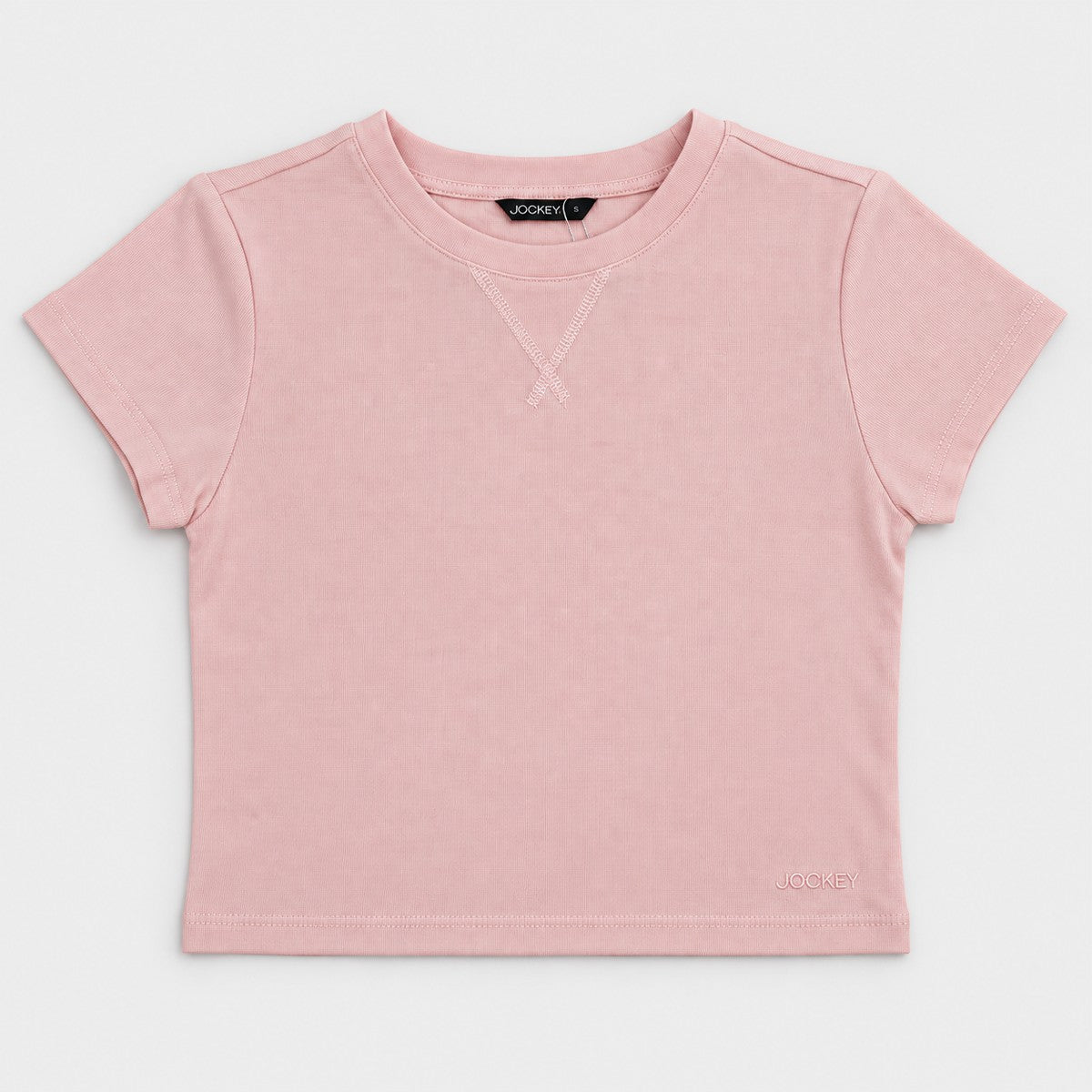 Jockey Women's Rib Mini Tee | Cotton Blend | JLT671124
