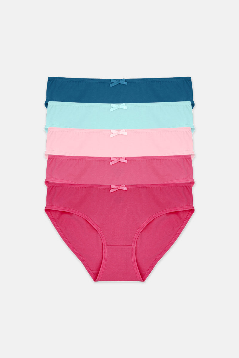 JOCKEY® COTTON SPANDEX MINI PANTIES 5-PACK BLOOM JLU378914