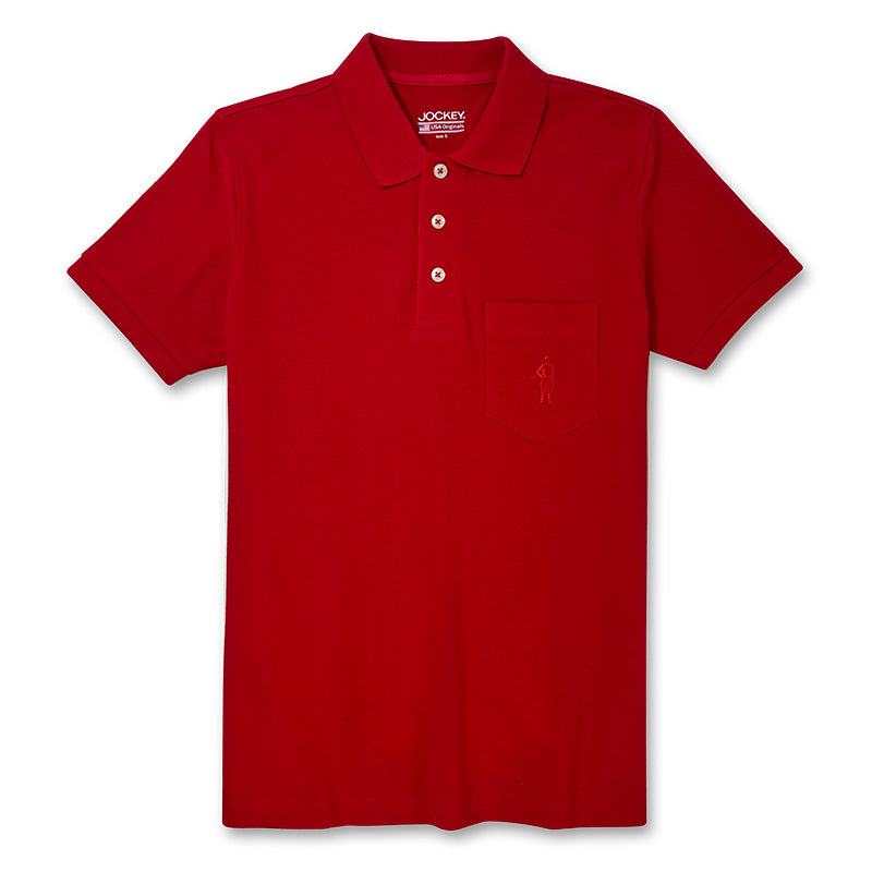 Jockey® Men Pique Polo with Pocket Regular Fit | JMP208171