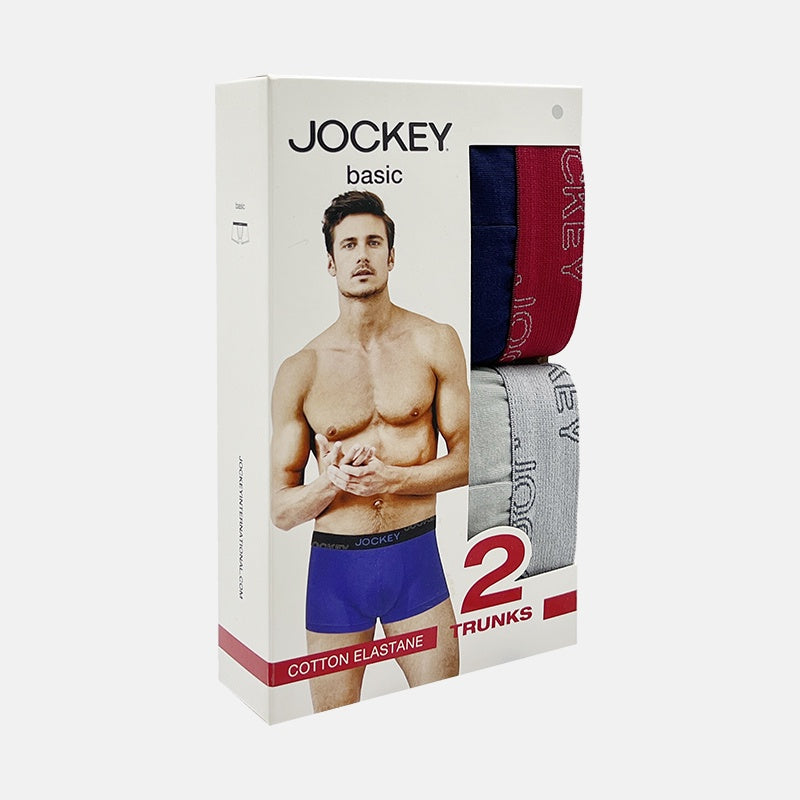 Jockey® Cotton Elastane Trunk 2-Pack | Basic | JMX958472