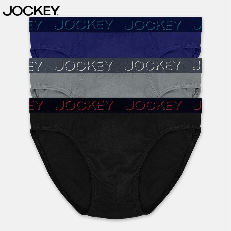 Jockey® Cotton Elastane Mini Brief 3-Pack | JMB409501