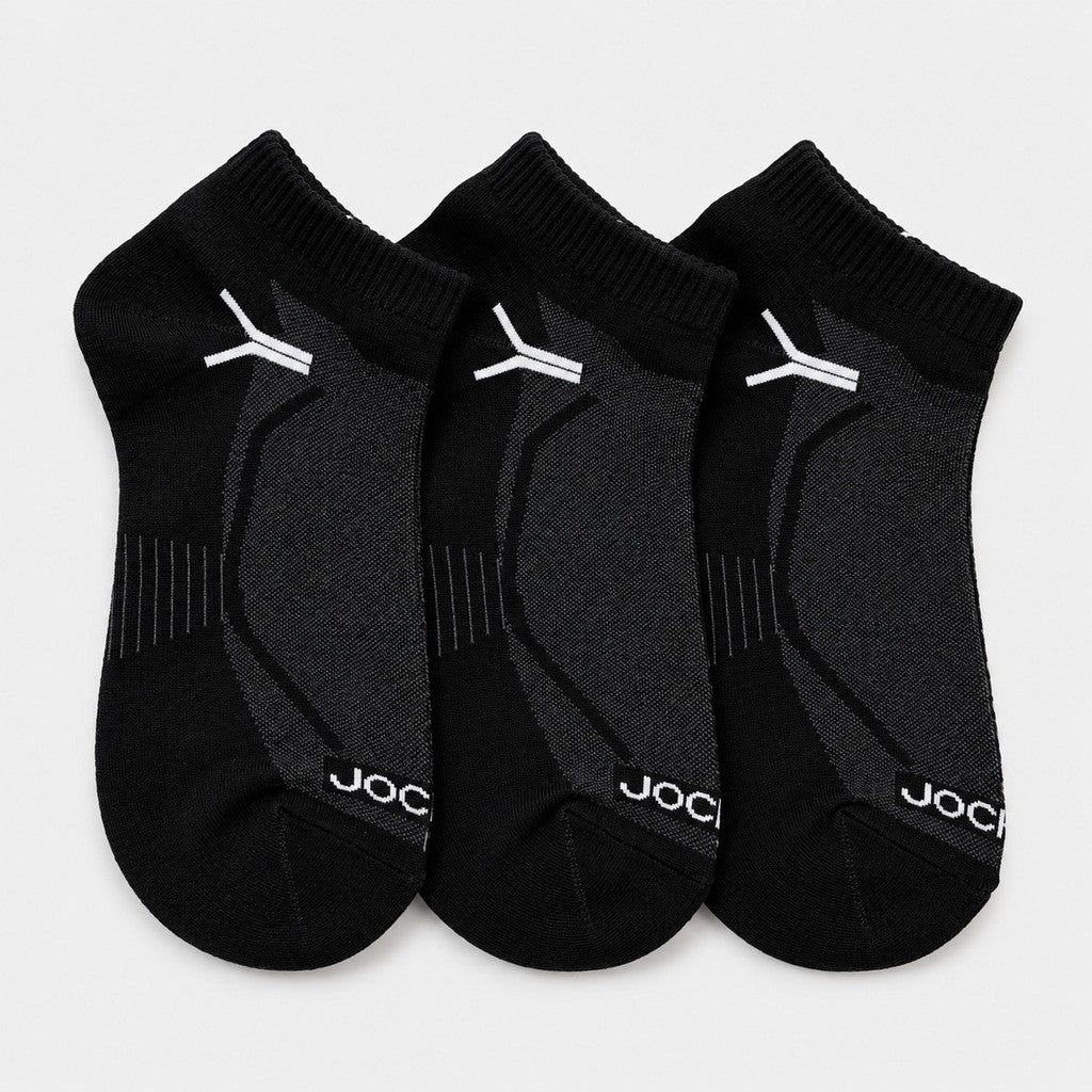 Jockey Men's Casual Ankle Socks 3-Pack | Cotton Spandex | JMS651055