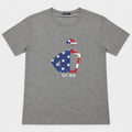 Jockey Men's Round Neck Graphic Tee Stars and Stripes | 100% Cotton | JMT651011
