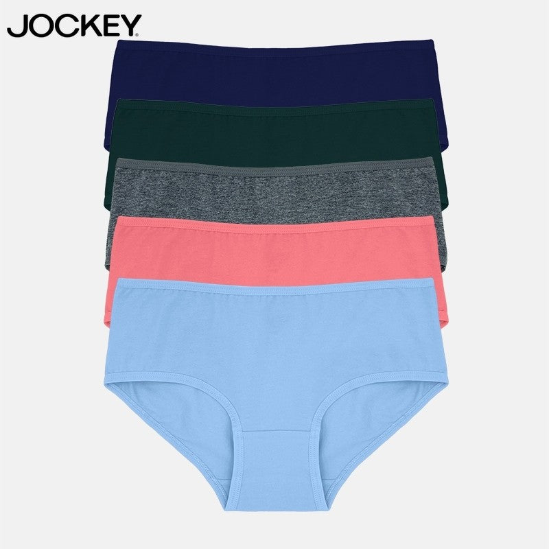 JOCKEY® COTTON SPANDEX HIPSTER PANTIES 5-PACK | ADORE | JLU378918