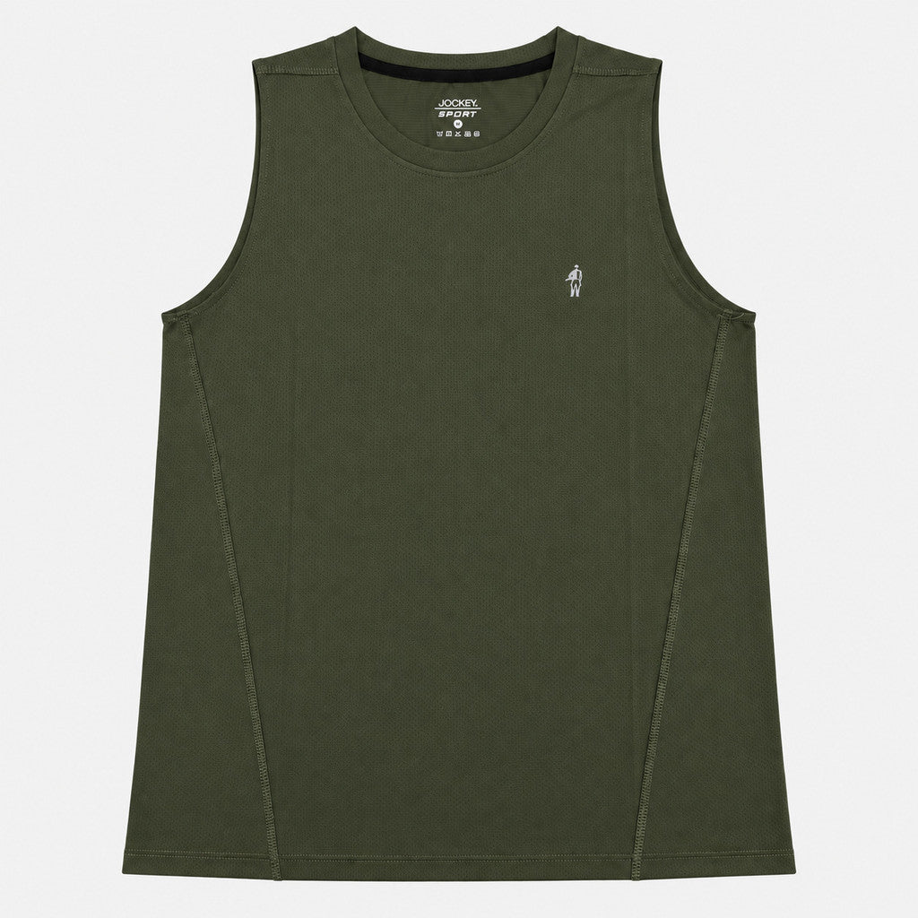 Jockey Men's Round Neck Active Tank Top | Mesh | JMT651046
