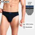 Jockey® Fully Combed Cotton Briefs 5-Pack | JMB579729