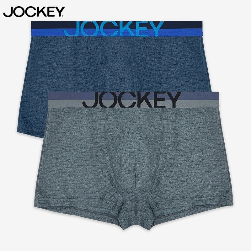 Jockey® Microfiber Elastane Active Trunks 2-Pack | JMX358870