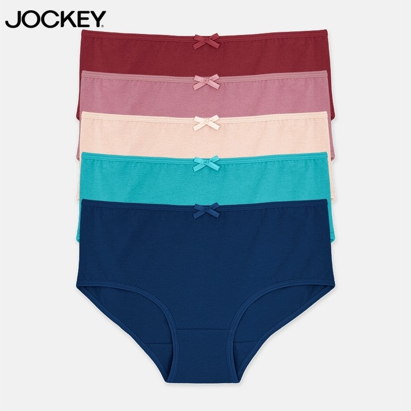 Jockey® Cotton Spandex Midi Panties | JLU308621