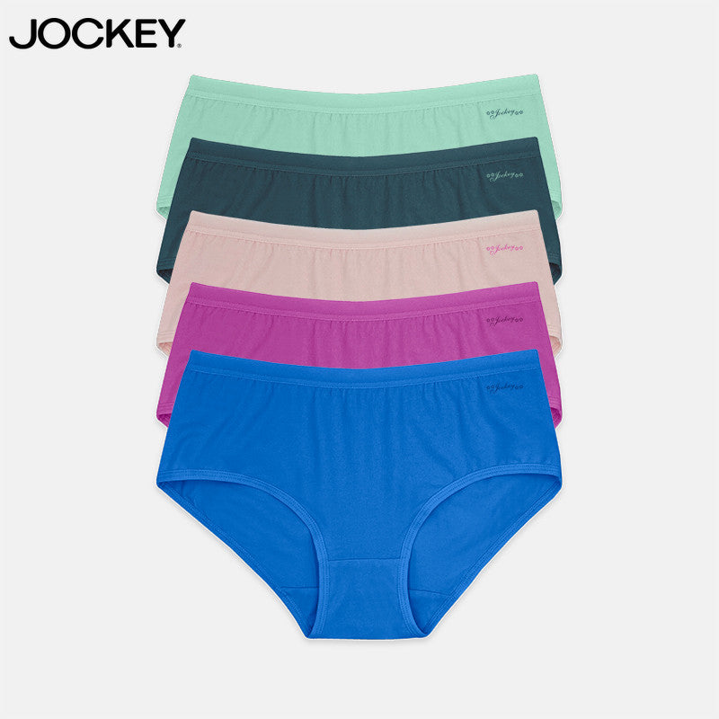 Jockey® Cotton Spandex Midi Panties 5-Pack | SOFT | JLU308769