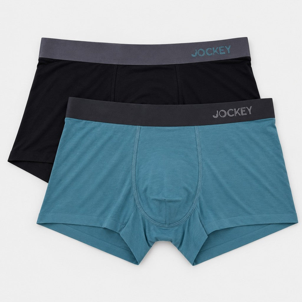 Jockey Men's Seamless Trunks 2-Pack | Modal Elastane | JMK651007