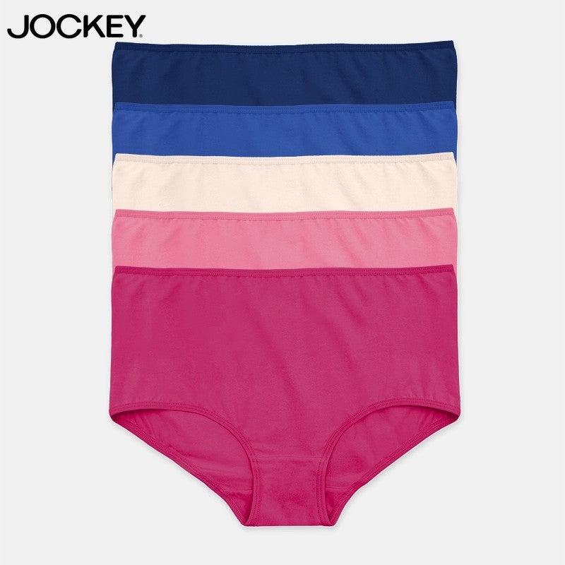 JOCKEY® COTTON SPANDEX MAXI PANTIES 5-PACK | ADORE | JLU378919