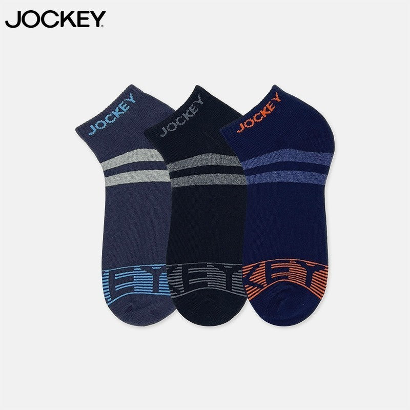 Jockey Casual Ankle Socks 3-Pack | Cotton Elastane | JMS704657
