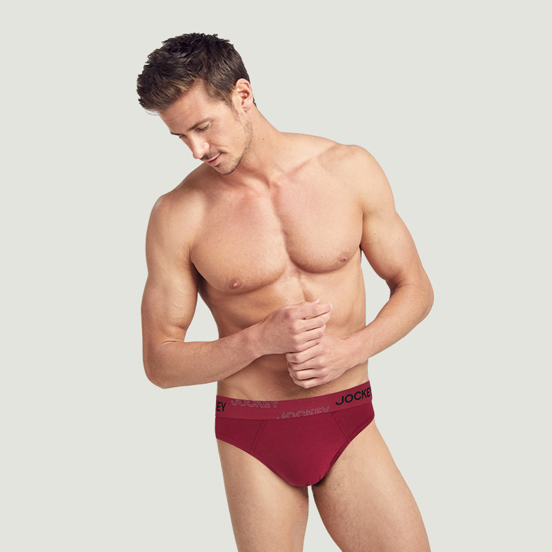Jockey® Cotton Elastane Hipster Brief 3-Pack | JMB958471