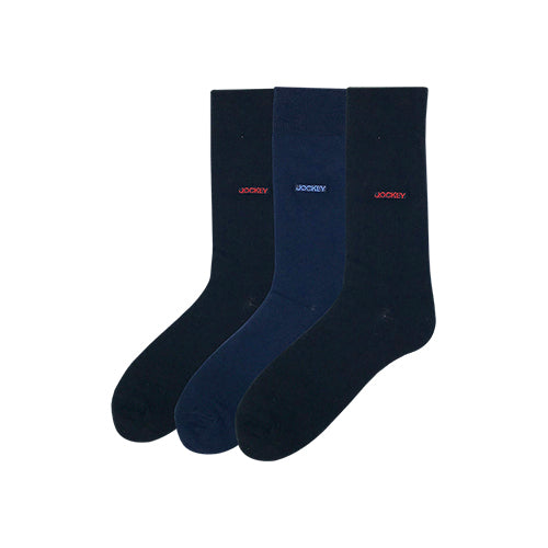 Jockey® Cotton Elastane Full Length Socks 3-Pack | JMS639257