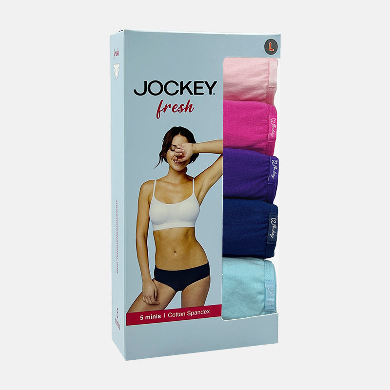 Jockey® 5pcs Ladies' Panties Cotton Spandex Mini | FRESH | JLU278243