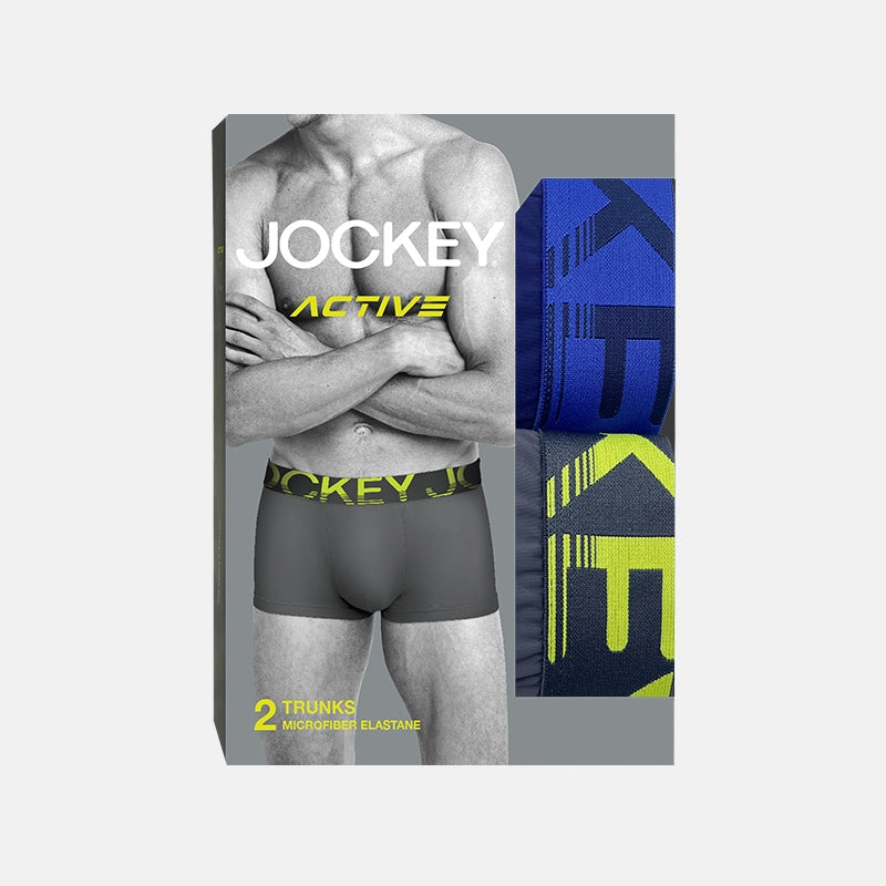 Jockey® Microfiber Elastane Trunks 2-Pack | Active | JMX539633