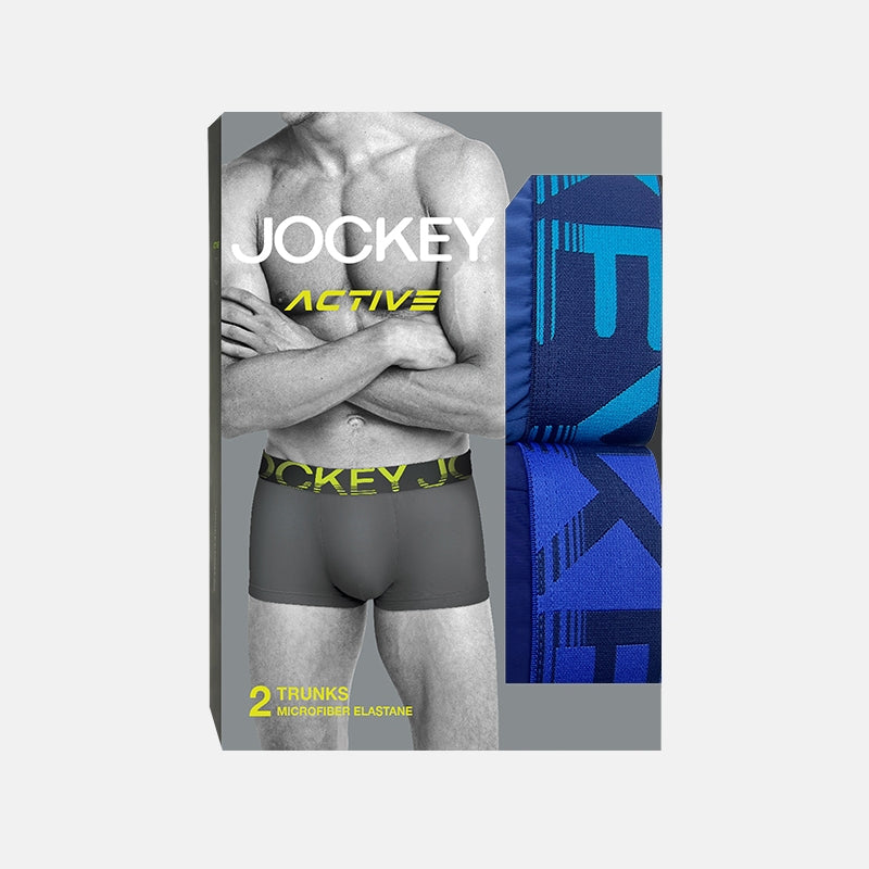 Jockey® Microfiber Elastane Trunks 2-Pack | Active | JMX539633
