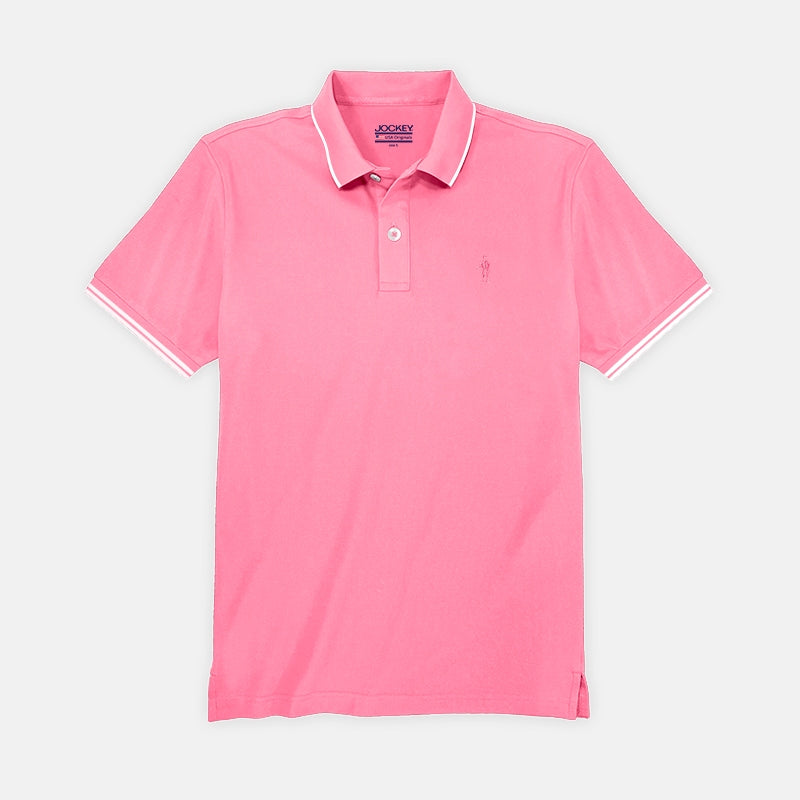 Jockey® Pique Polo Shirt with Embroidery | JMP937713