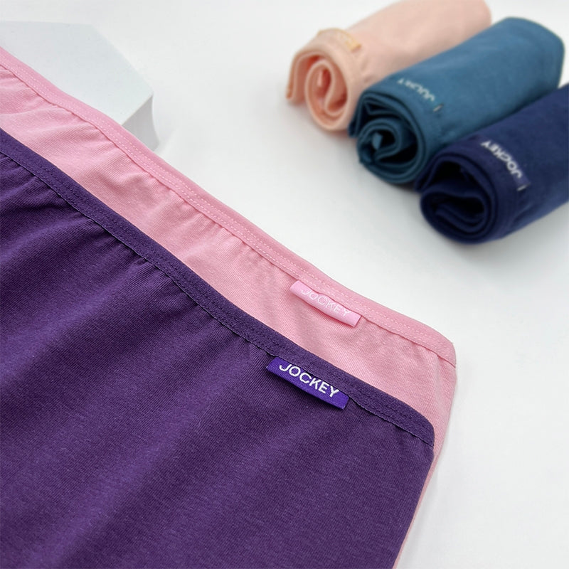 JOCKEY® COTTON SPANDEX MIDI PANTIES 5-PACK | BLOOM | JLU378916
